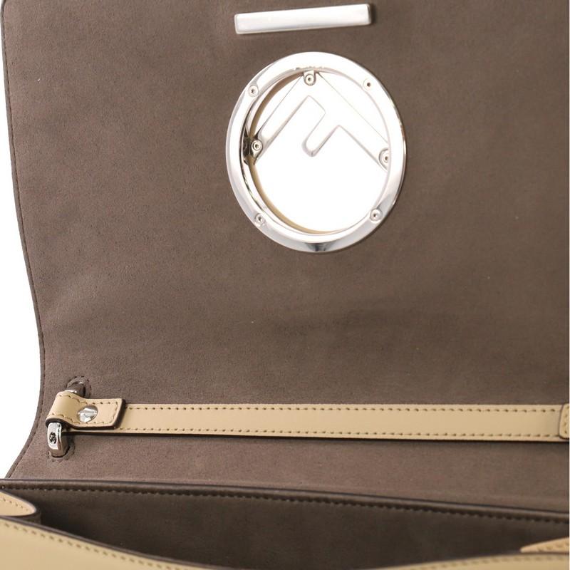 Fendi Kan I F Shoulder Bag Leather with Zucca Velvet Medium 3
