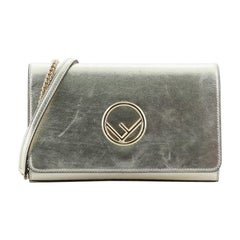 Fendi Kan I F Wallet On Chain Leather