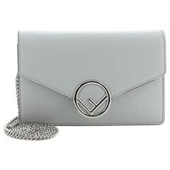 Fendi Kan I F Wallet On Chain Leather