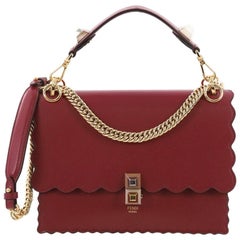 Fendi Kan I Handbag Leather Medium