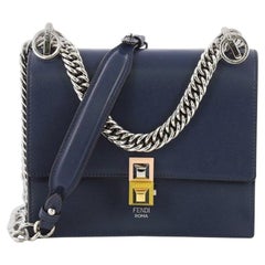 Fendi Kan I Handbag Leather Small