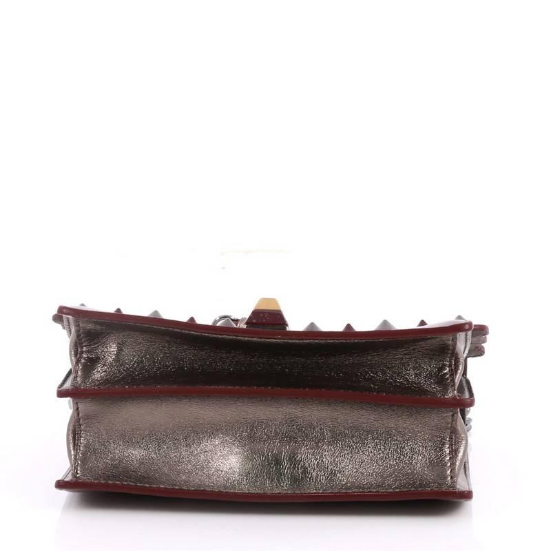 Women's or Men's Fendi Kan I Handbag Studded Leather Small