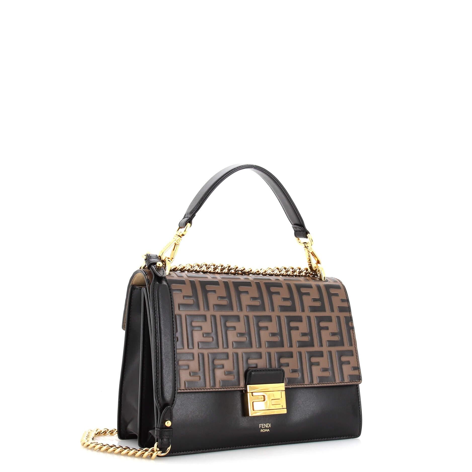 Condition: Very good. Light creasing, minor wear, scuffs and small marks on exterior, handle and shoulder pad, darkening, wear and marks underneath flap and in interior, scratches on hardware.
Accessories: Dust Bag, With Strap
Measurements: Handle
