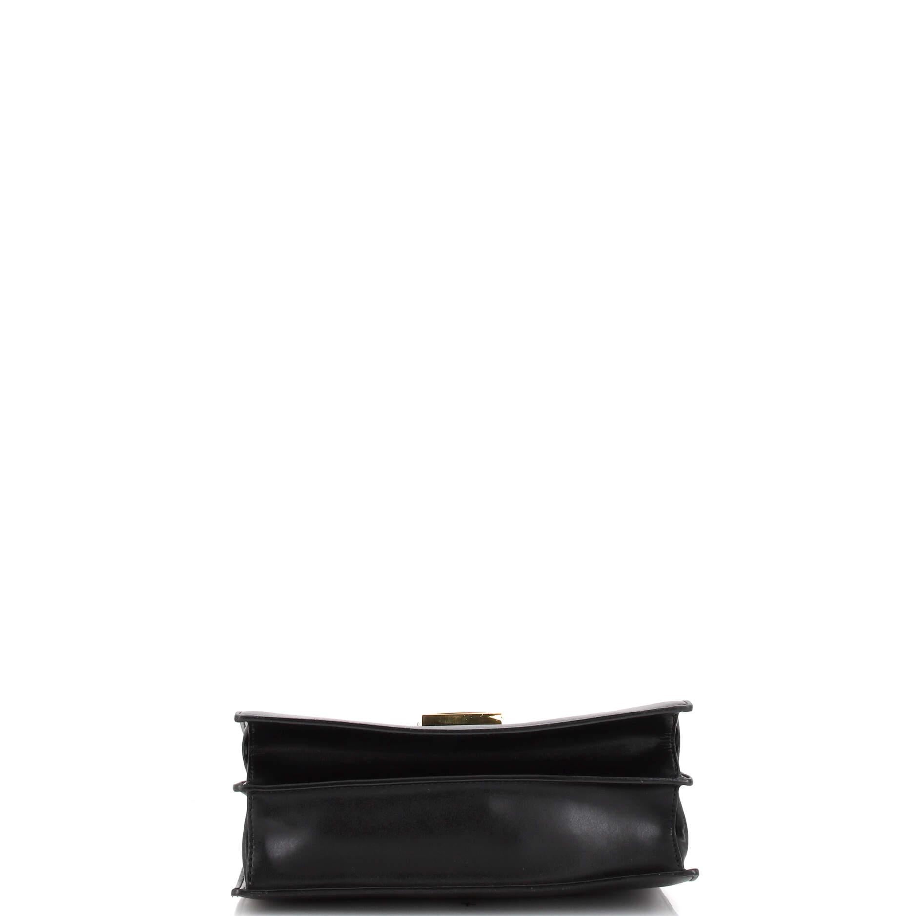 Women's or Men's Fendi Kan U Shoulder Bag Zucca Embossed Leather Medium