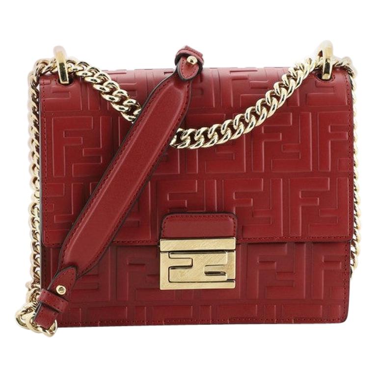 fendi kan if shoulder bag