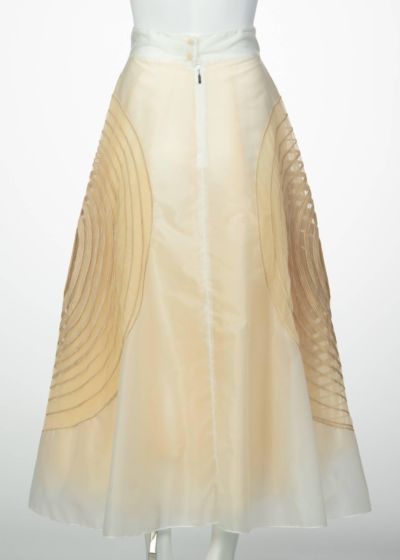 Fendi Karl Lagerfeld Pasarela S/S 2008 Vestido de ante negro recortado Conjunto de falda y capa en venta 9