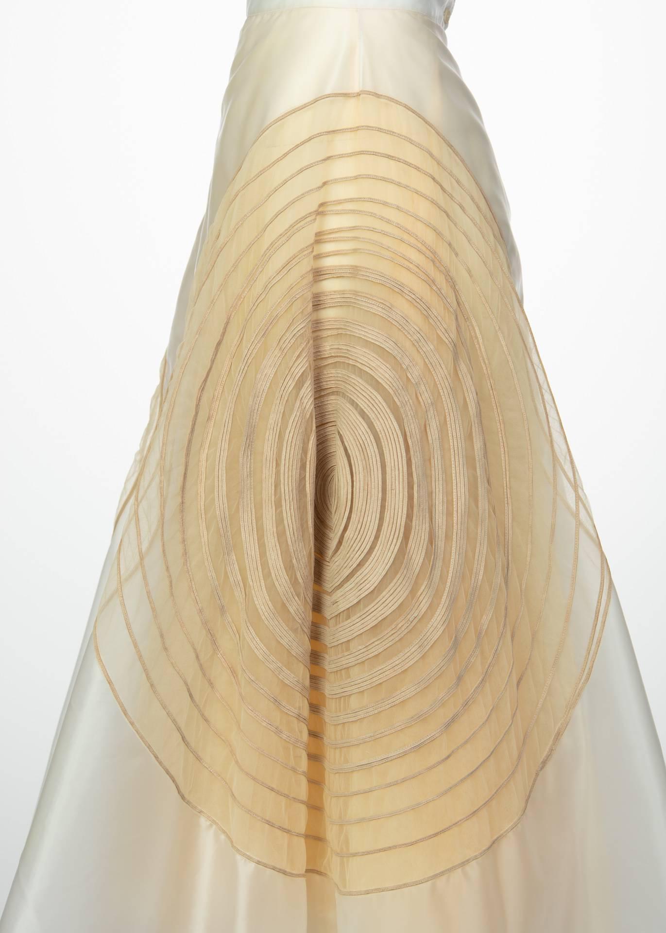 Fendi Karl Lagerfeld Pasarela S/S 2008 Vestido de ante negro recortado Conjunto de falda y capa en venta 10