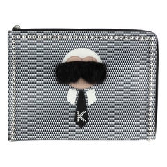 Fendi Karlito Pouch Studded Printed Leather Medium