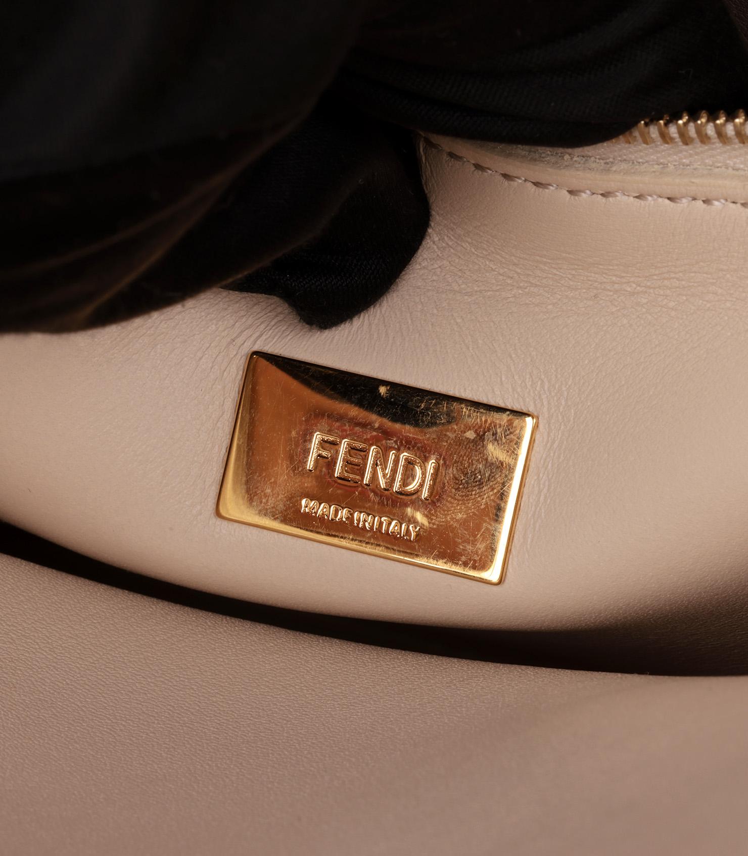 Fendi Khaki Calfskin Leather Small ISeeU Peekaboo 2