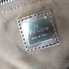 Fendi Große Monogramm FF Zucca Tabak Duffle Bag mit Riemen 863180