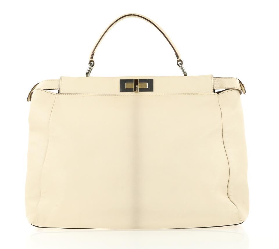 Fendi Large Peekaboo Satchel 
Handle drop approx. 4.5