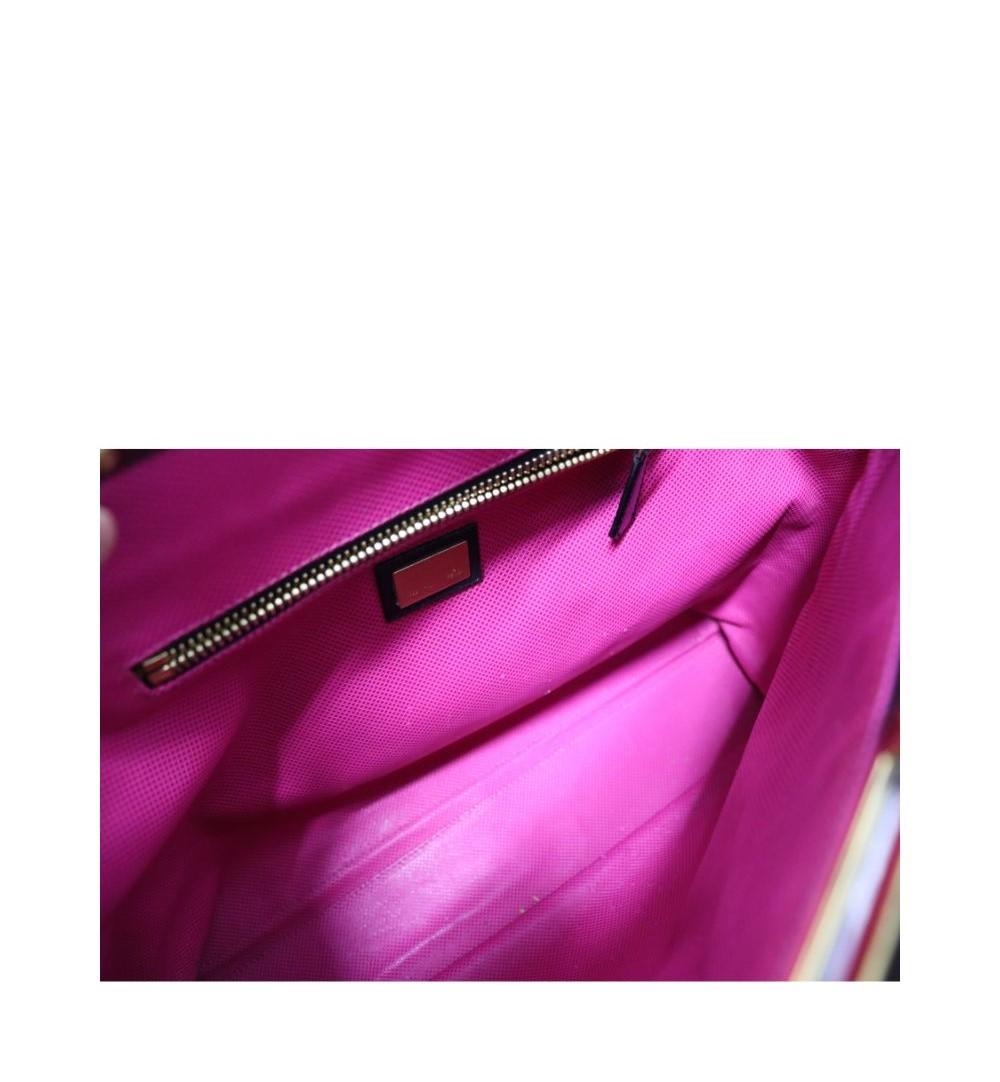 Fendi Large Peekaboo Top Handle Bag For Sale 2