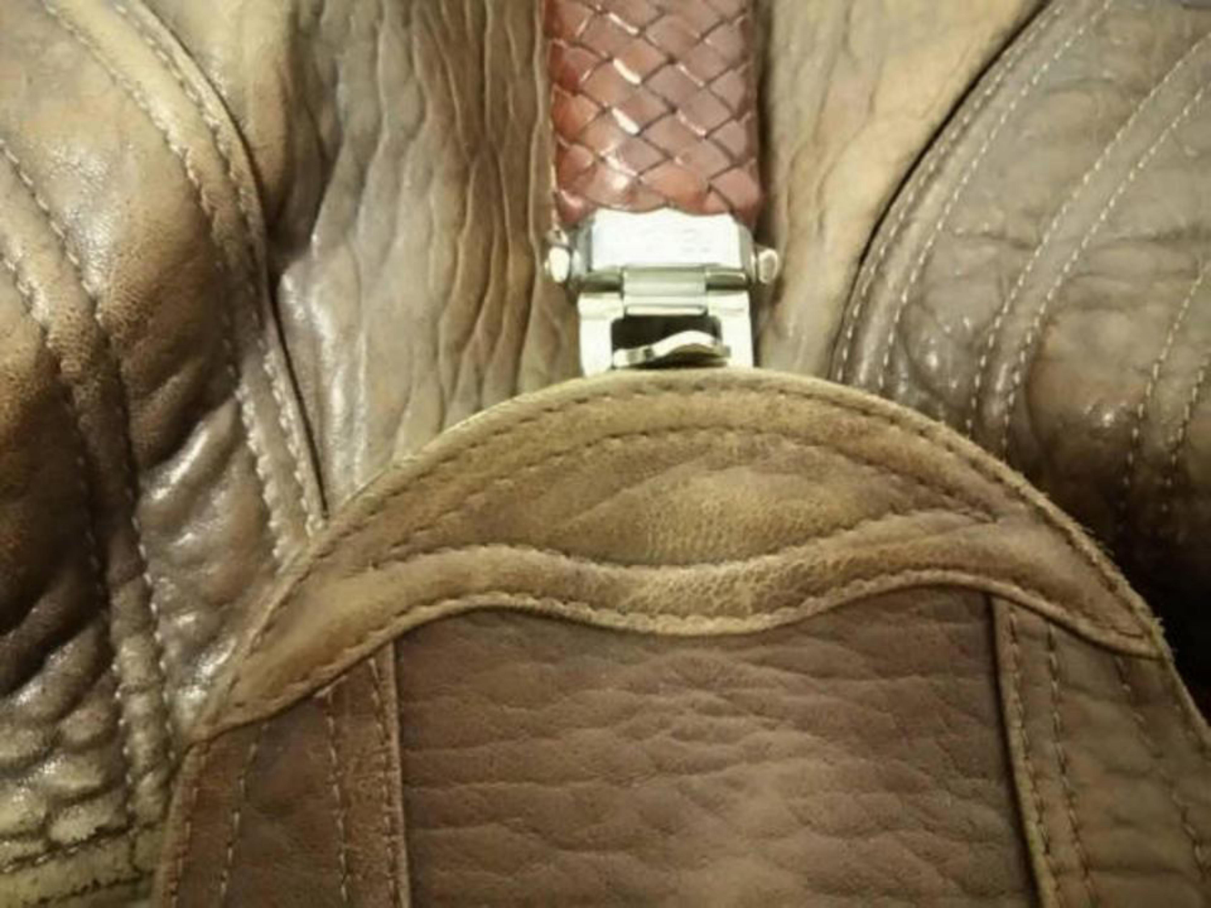Fendi Large Spy 228040 Brown Leather Hobo Bag For Sale 1