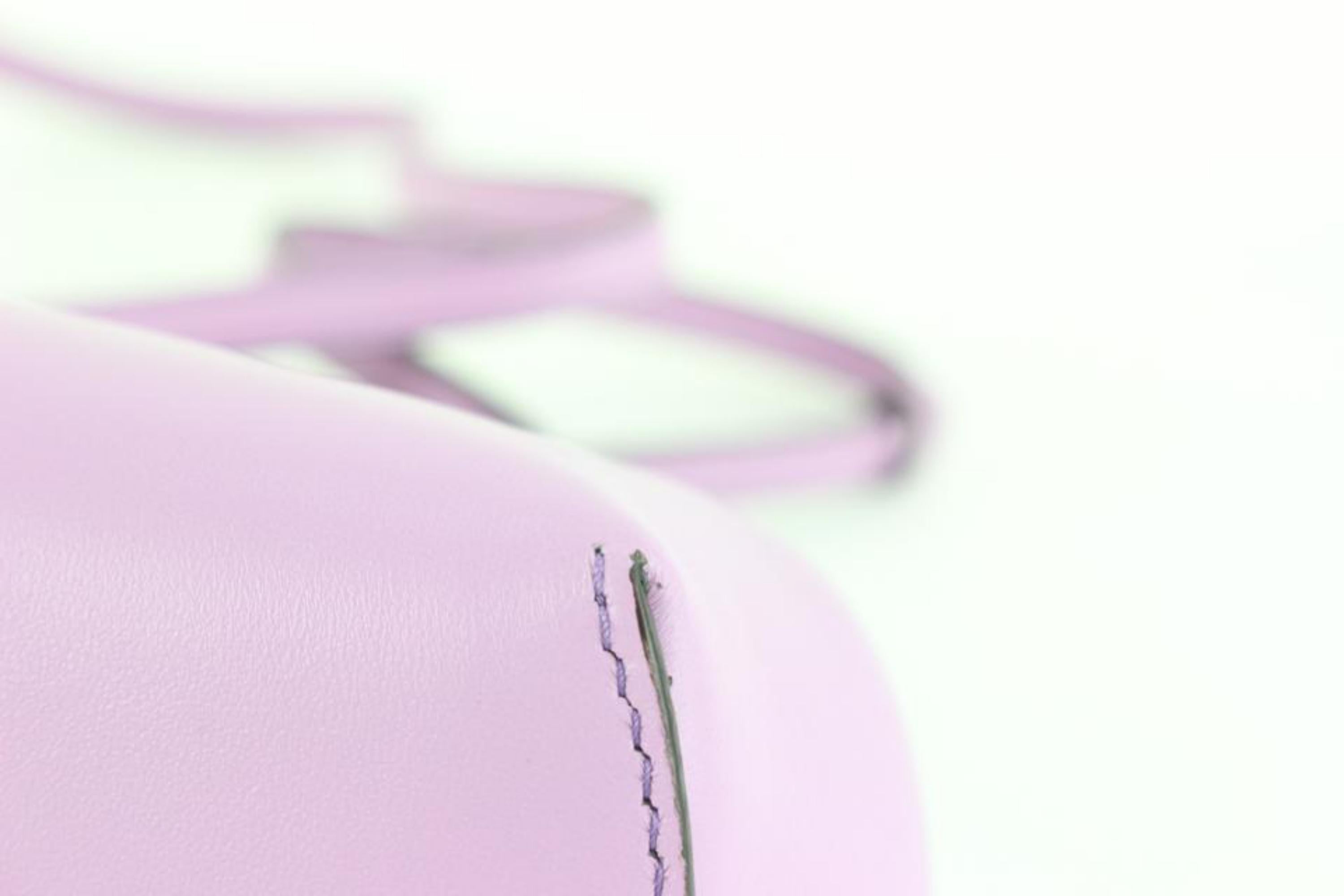 Fendi Lavendar Shiny Nappa Small First 18f82s In New Condition In Dix hills, NY