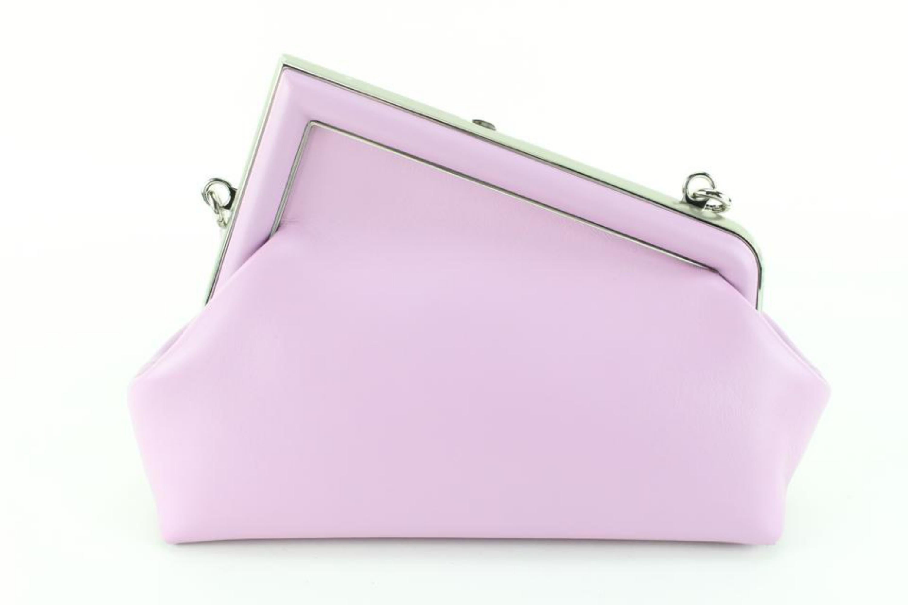 Women's Fendi Lavendar Shiny Nappa Small First 18f82s