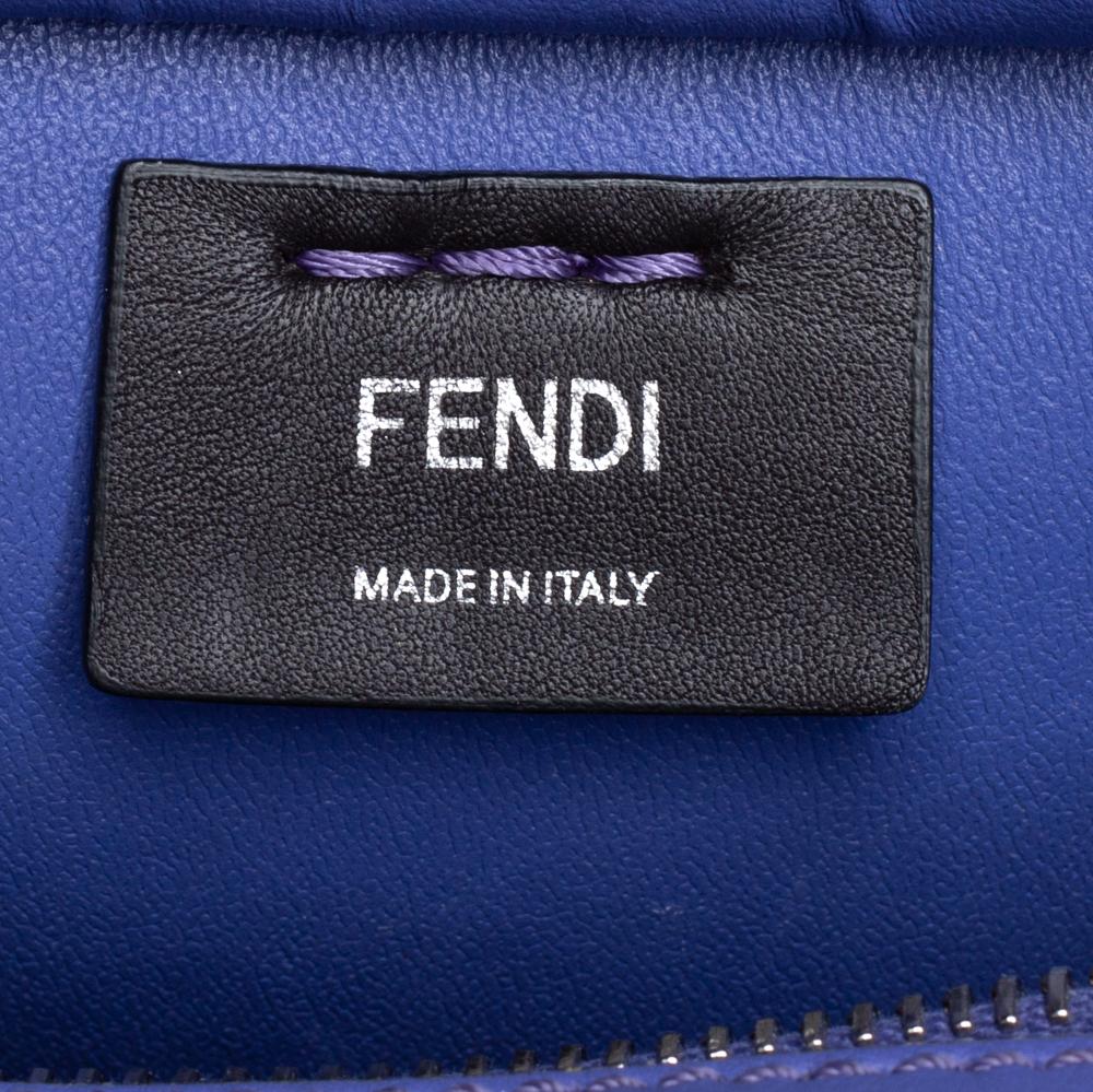 Fendi Mini 3Jours Tragetasche aus lavendelfarbenem Leder 3
