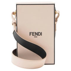 Fendi Leather Vertical Box Shoulder Bag