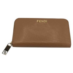 Fendi  Leather Wallet in Brown