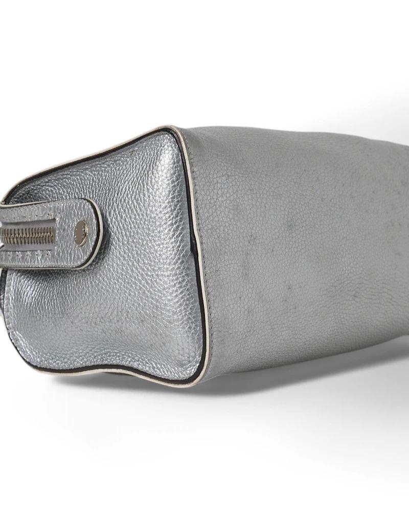 Fendi Lei Small Silver Saddle For Sale 3