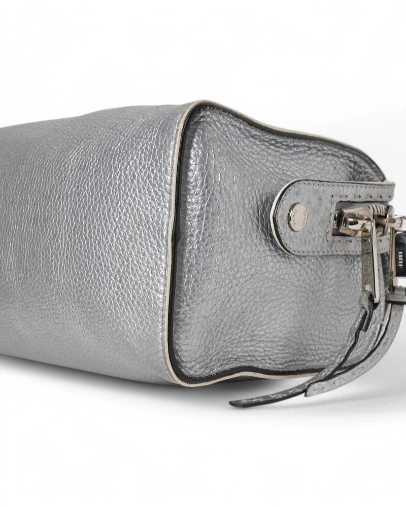 Fendi Lei Small Silver Saddle For Sale 4