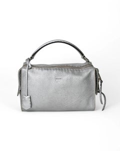 Fendi Lei Small Silver Saddle