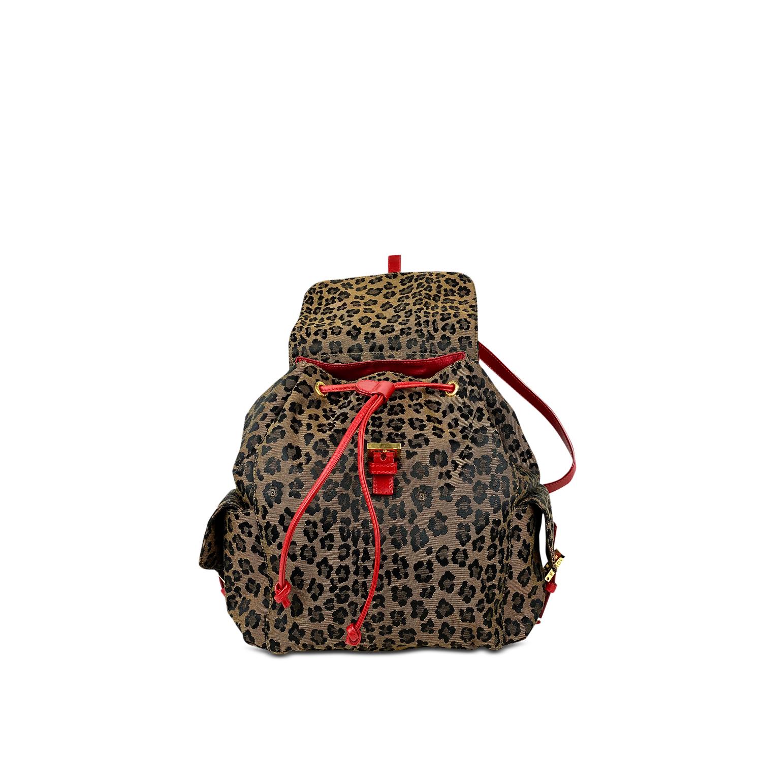 Fendi Leopard Backpack For Sale 1