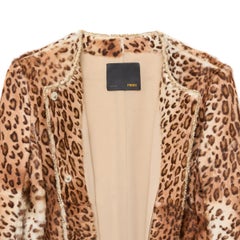 Fendi Leopard Print Coat