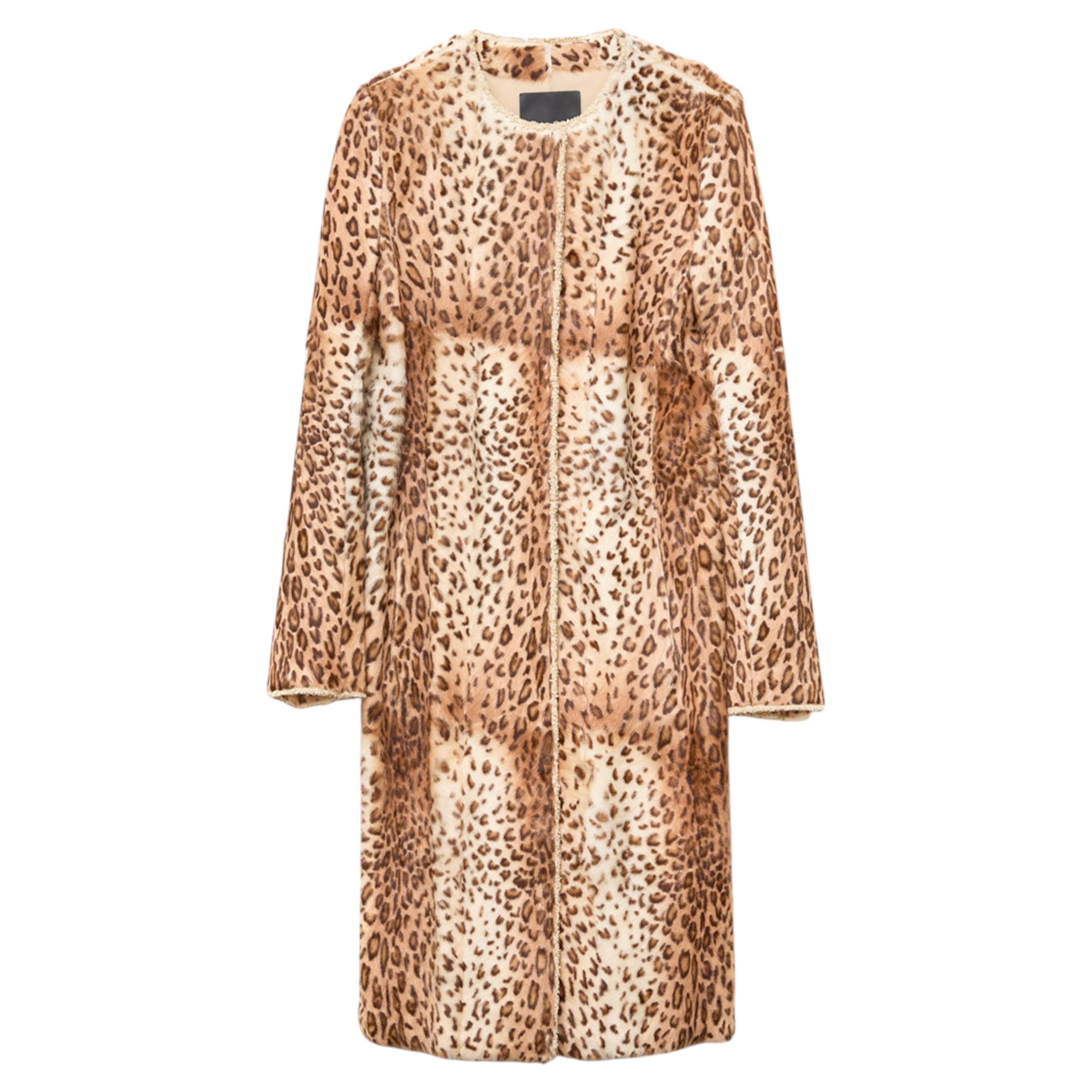 Fendi Leopard Print Coat