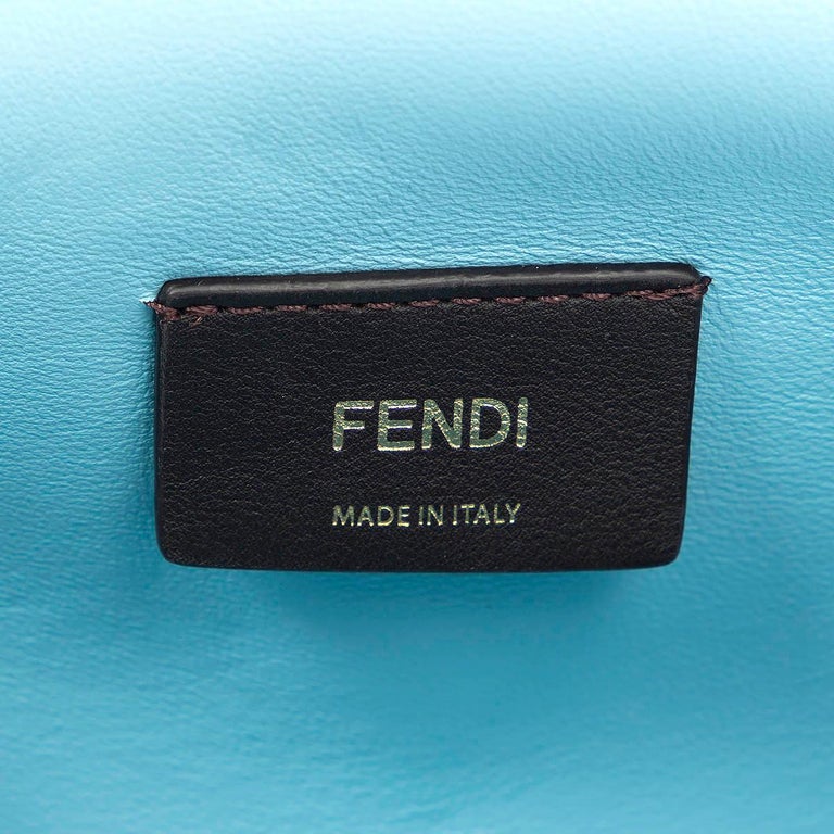 FENDI light blue MINK FUR FIRST SMALL Clutch Shoulder Bag For Sale at ...