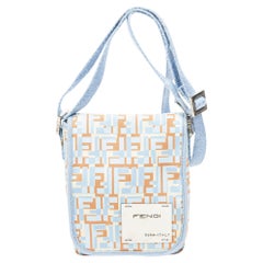 Fendi Borsa a tracolla piccola Zucca Azzurra