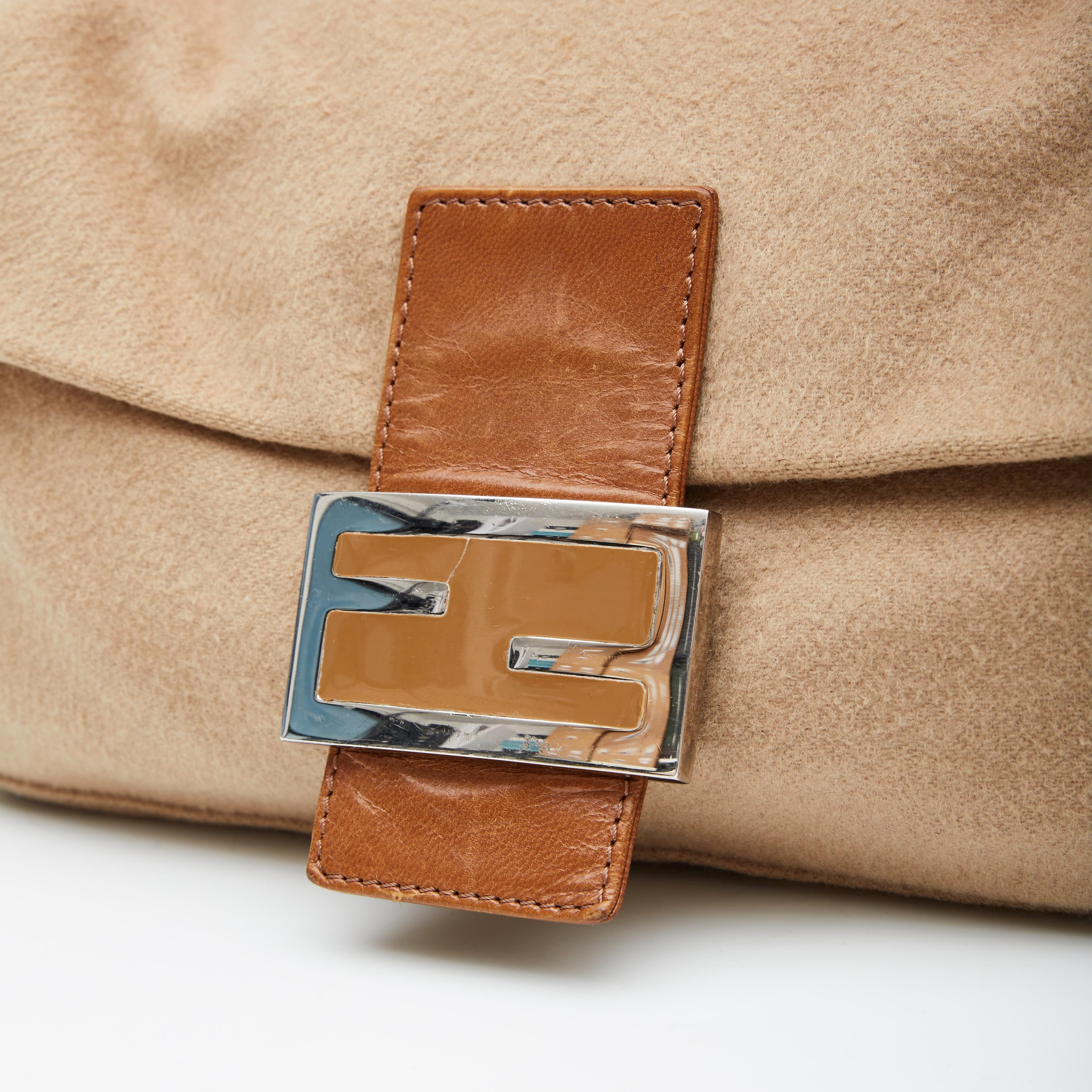 Women's Fendi Light Brown Baguette Bag For Sale