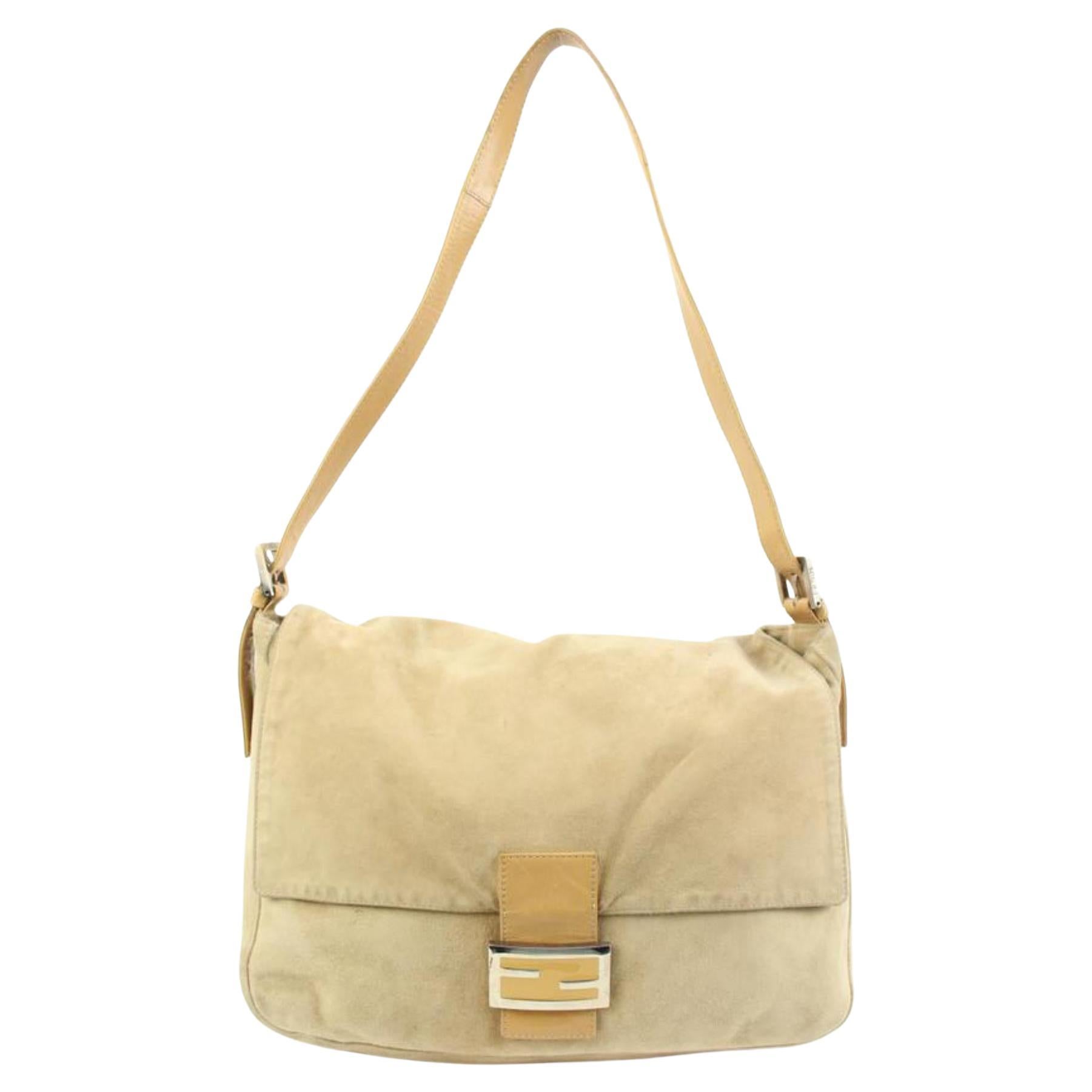 Fendi Light Brown Mama Baguette Shoulder Bag 29f413s