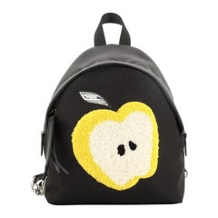 Fendi Light Bulb Backpack Nylon with Shearling Mini