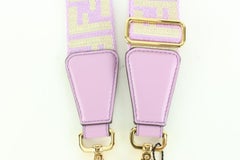 Fendi Lila lila Segeltuch x Kalbsleder FF 1974 Strap You Crossbody 15f82s