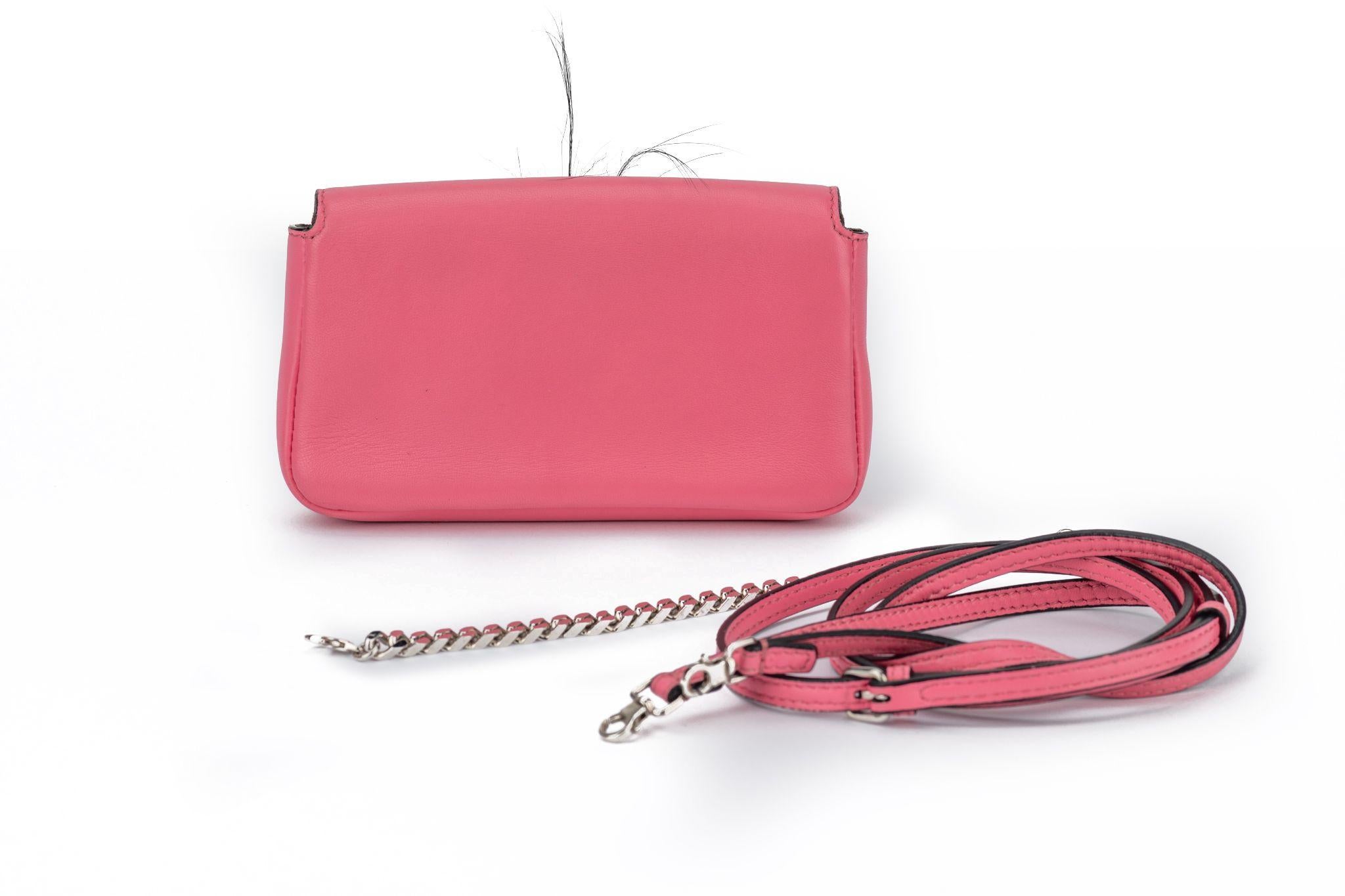 Fendi Lim.Ed Rosa Monster Micro Baguette- Micro Baguette im Angebot 2