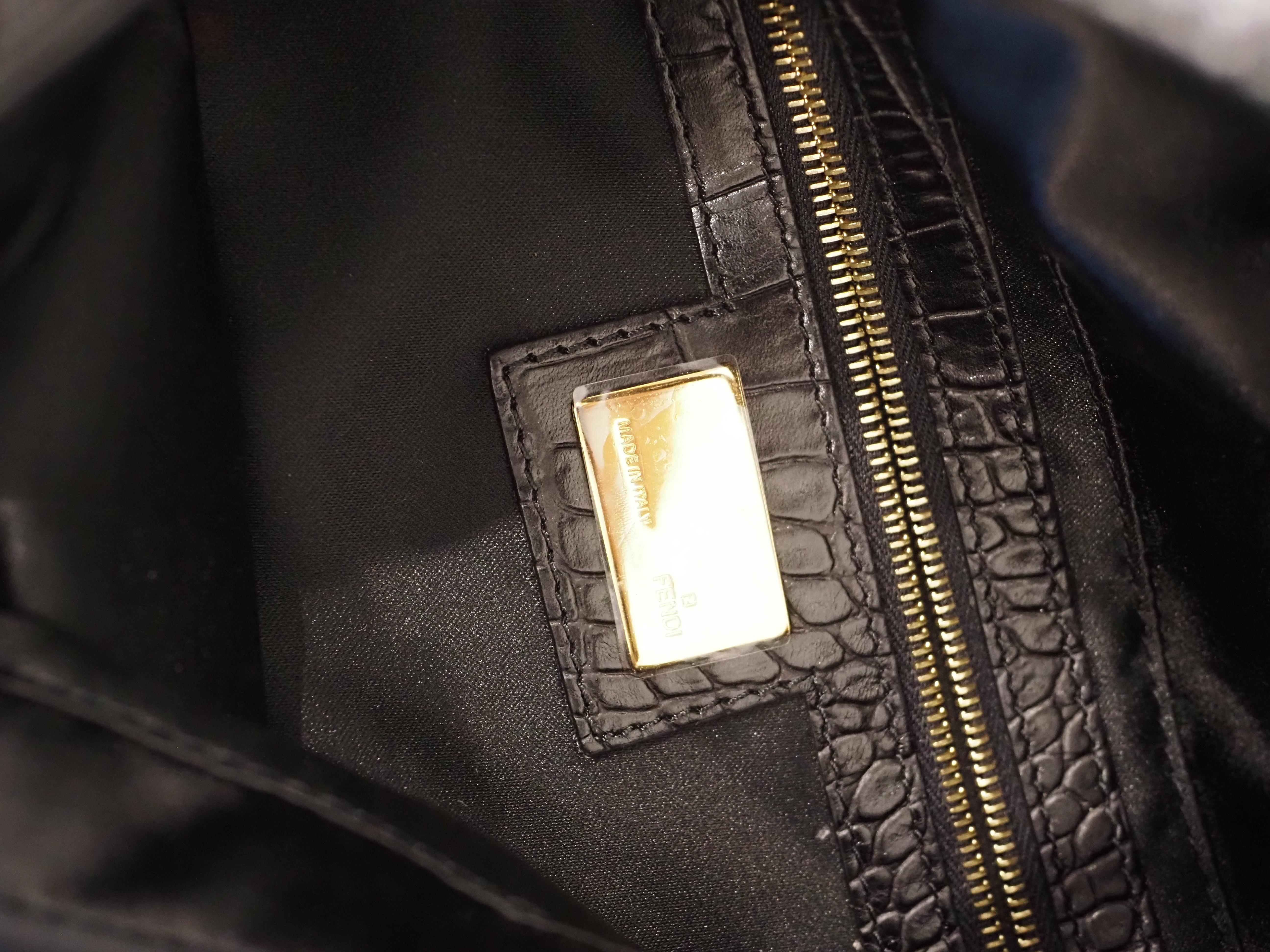 Fendi limited edition baguette shoulder bag For Sale 10