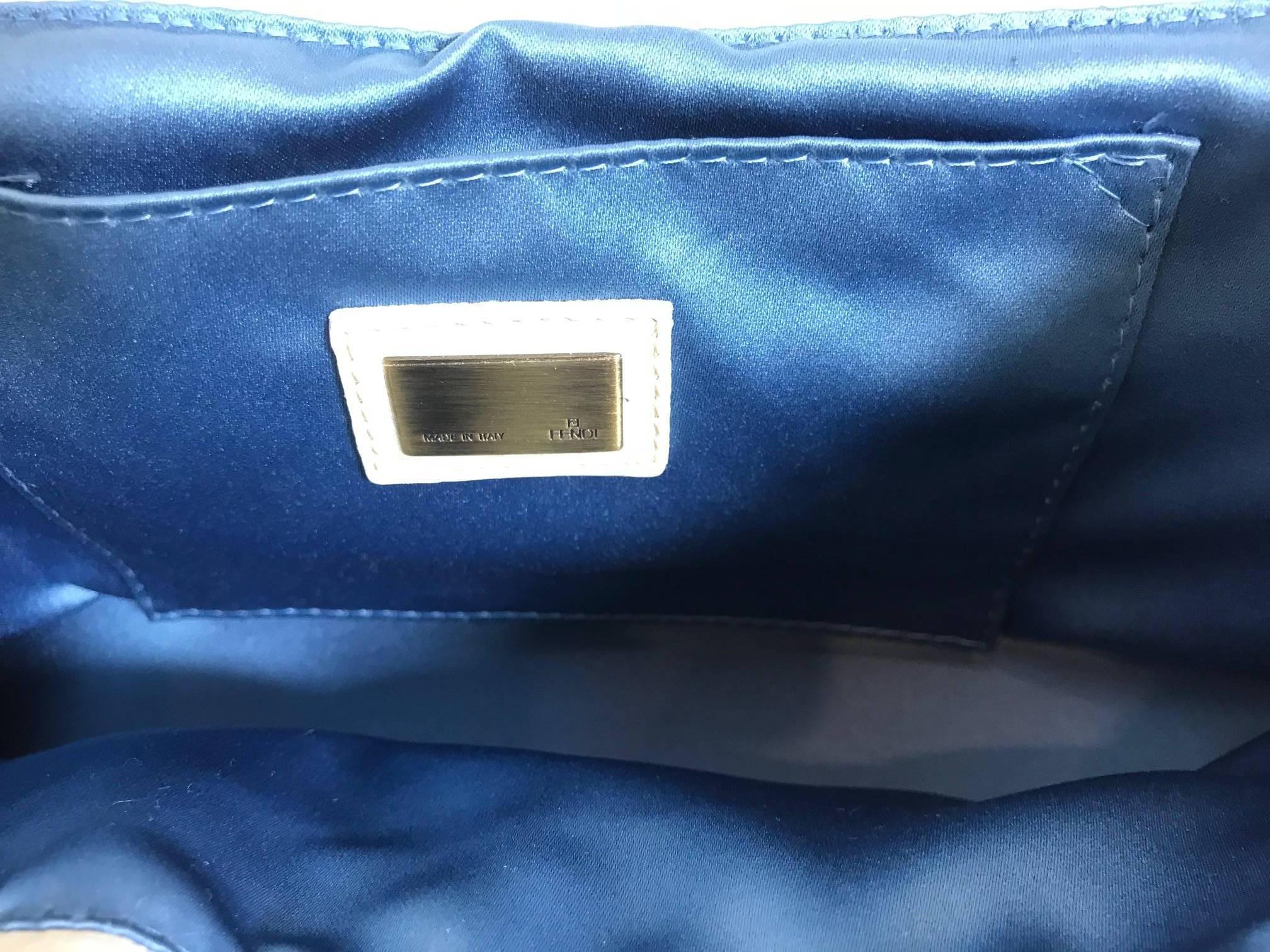  Fendi Limited Edition Leather B. Bag For Sale 5