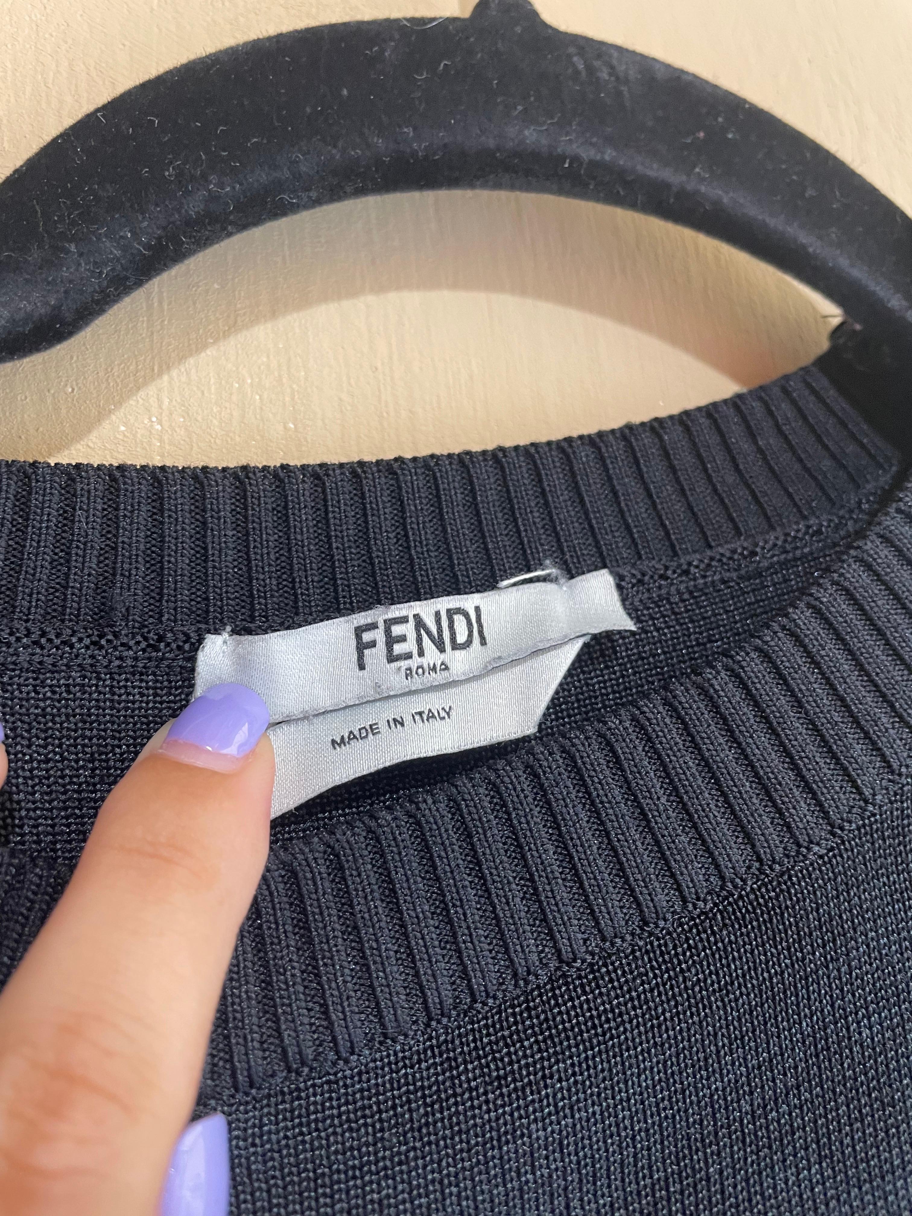 Fendi Limited Edition sweatshirt created by Karl Lagerfeld 2015/2016 In Good Condition For Sale In Carnate, IT