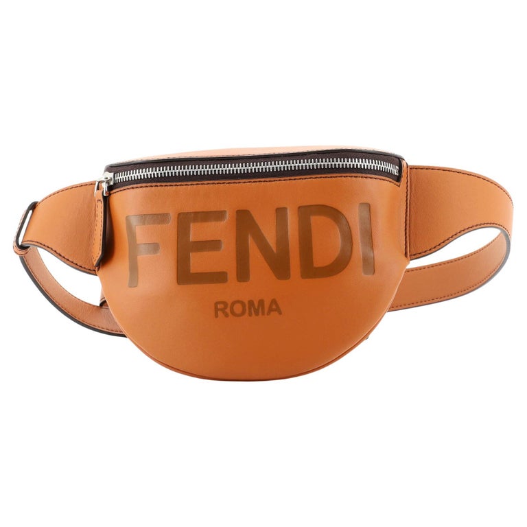 Fendi Logo Belt Bag Leather Small at 1stDibs