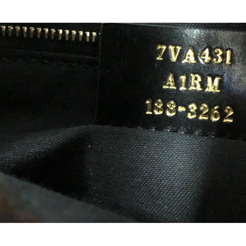 Fendi Logo Clutch Embossed Leather 1