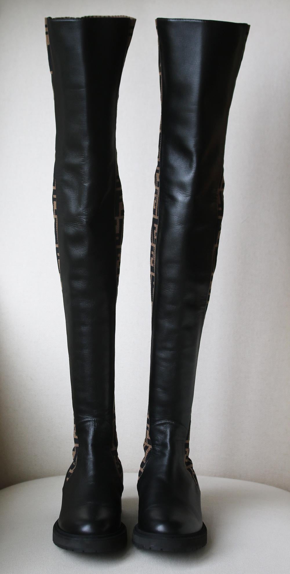 fendi over the knee boots