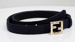 Ceinture bicolore avec logo Fendi