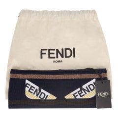 Fendi Logo Wool Bag Bugs Headband