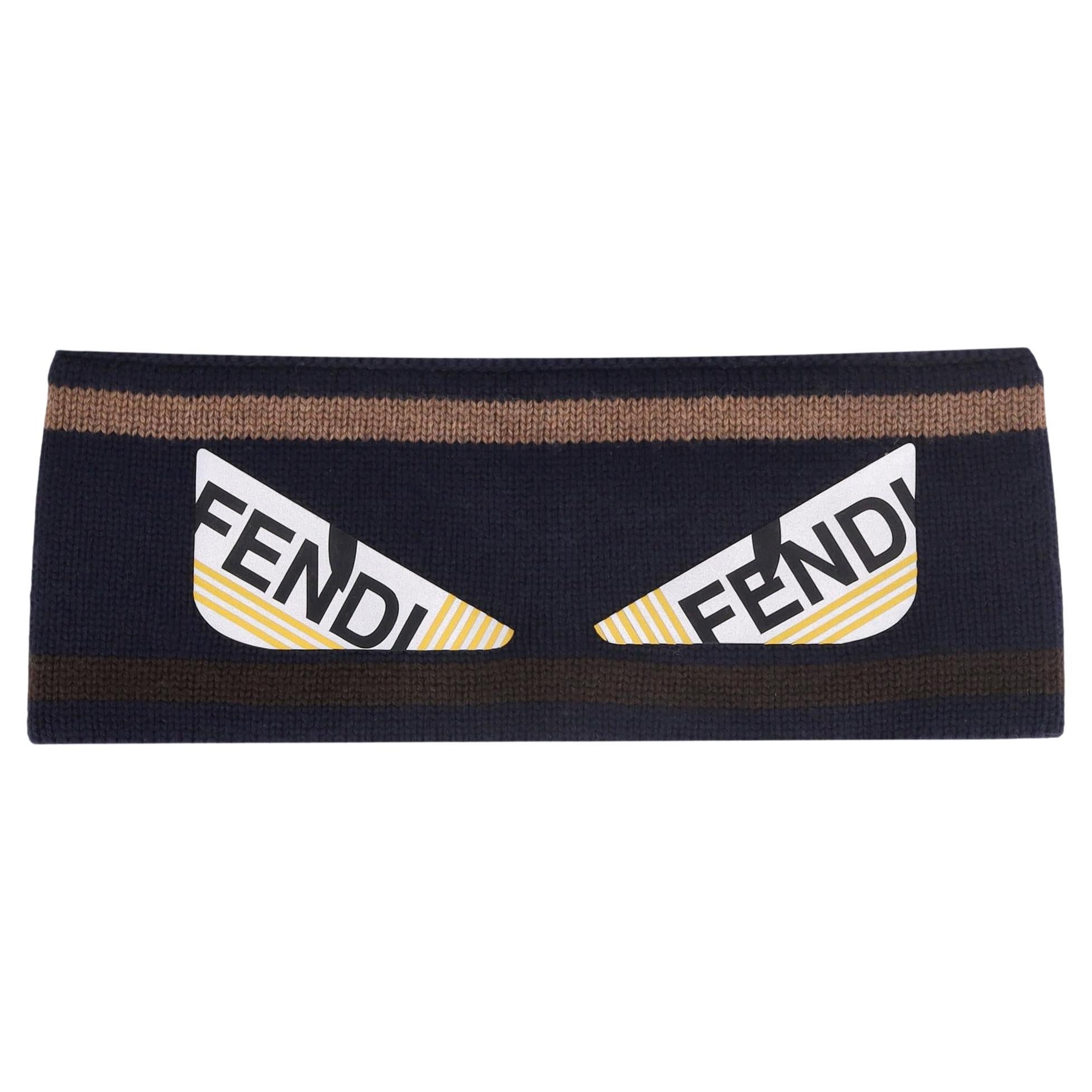 Fendi Logo Wool Bag Bugs Headband