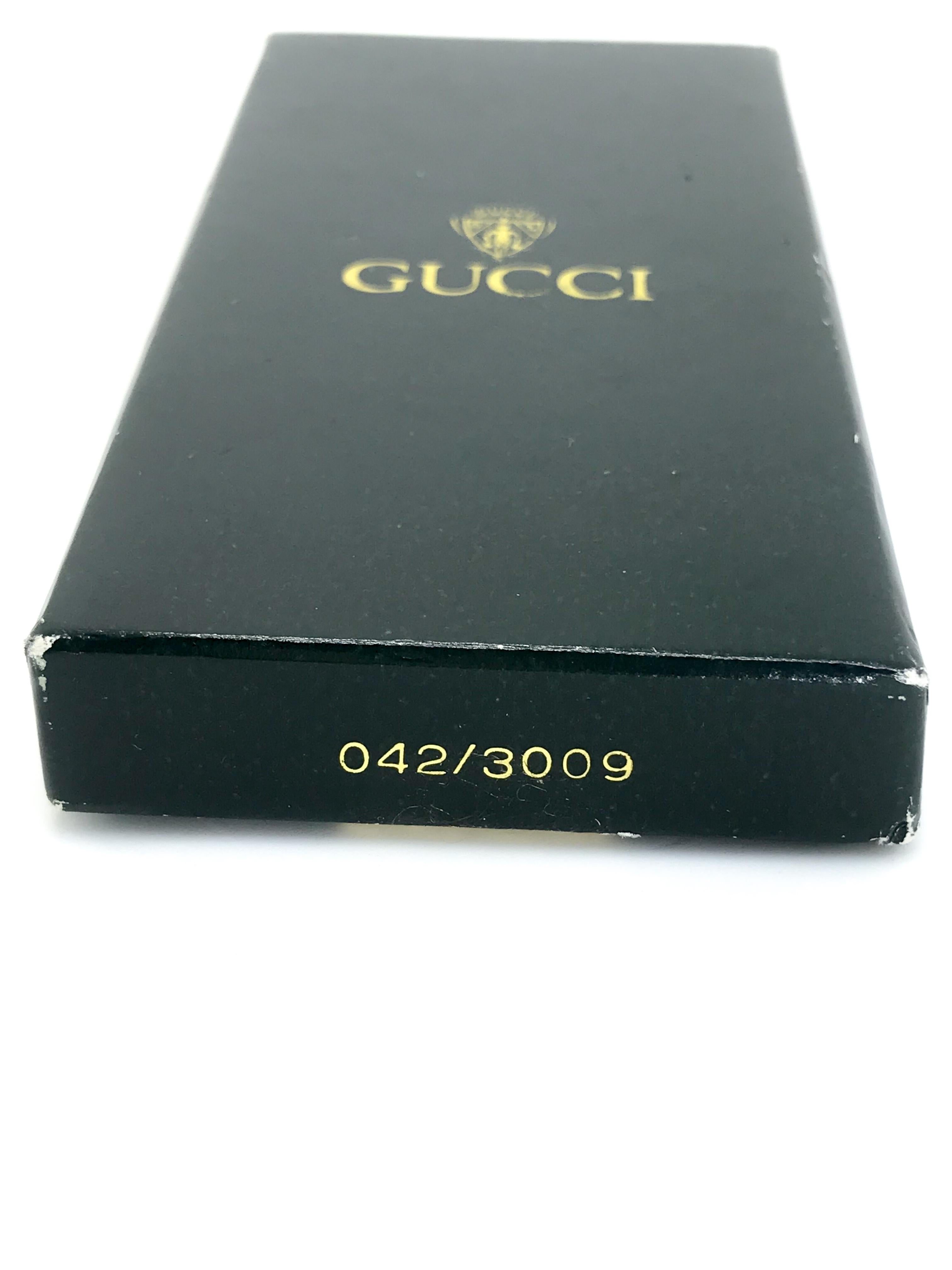 Gucci 1970s Vintage Keyring. Unworn with original box For Sale 7