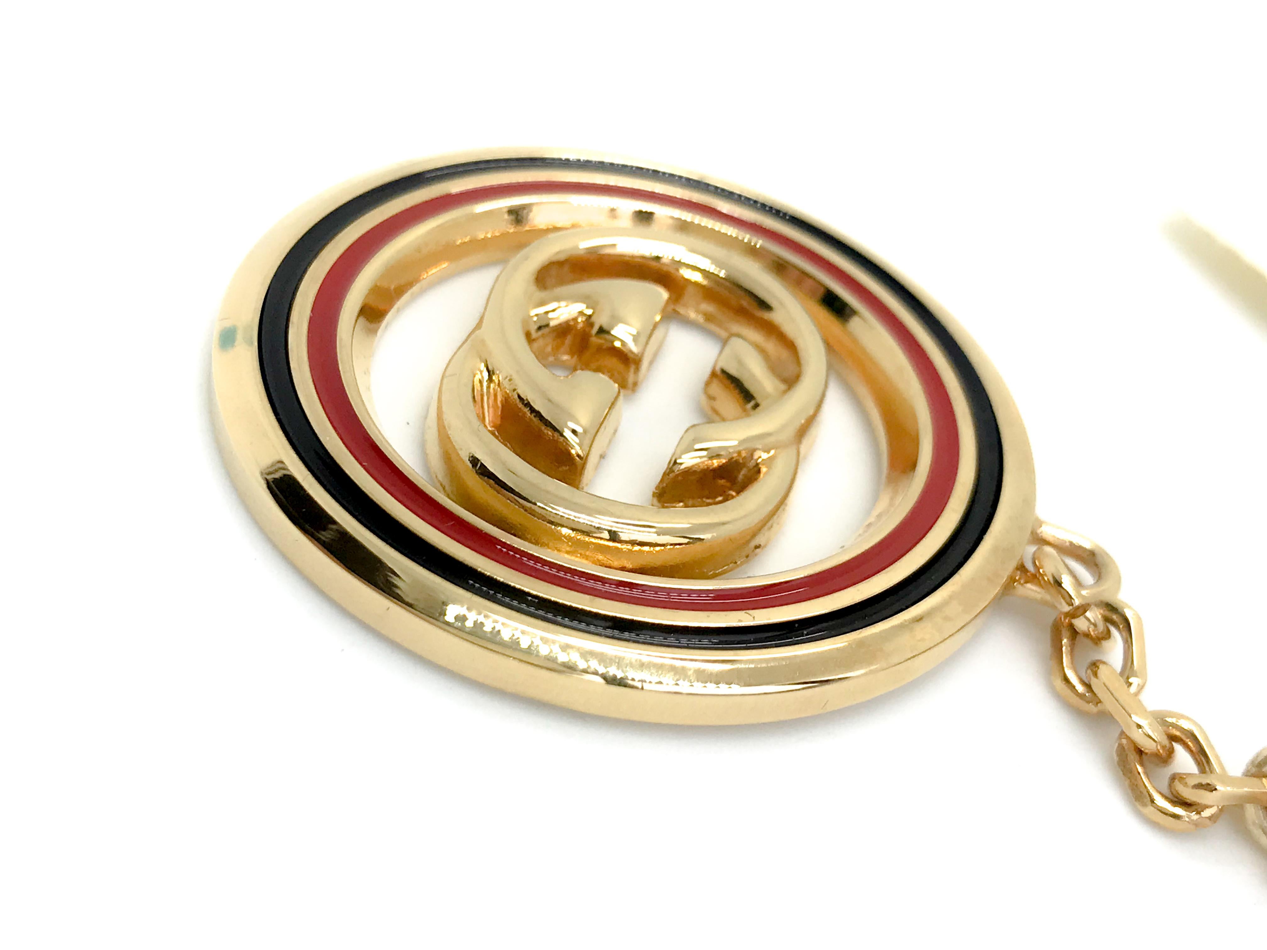 Gucci 1970s Vintage Keyring. Unworn with original box For Sale 2