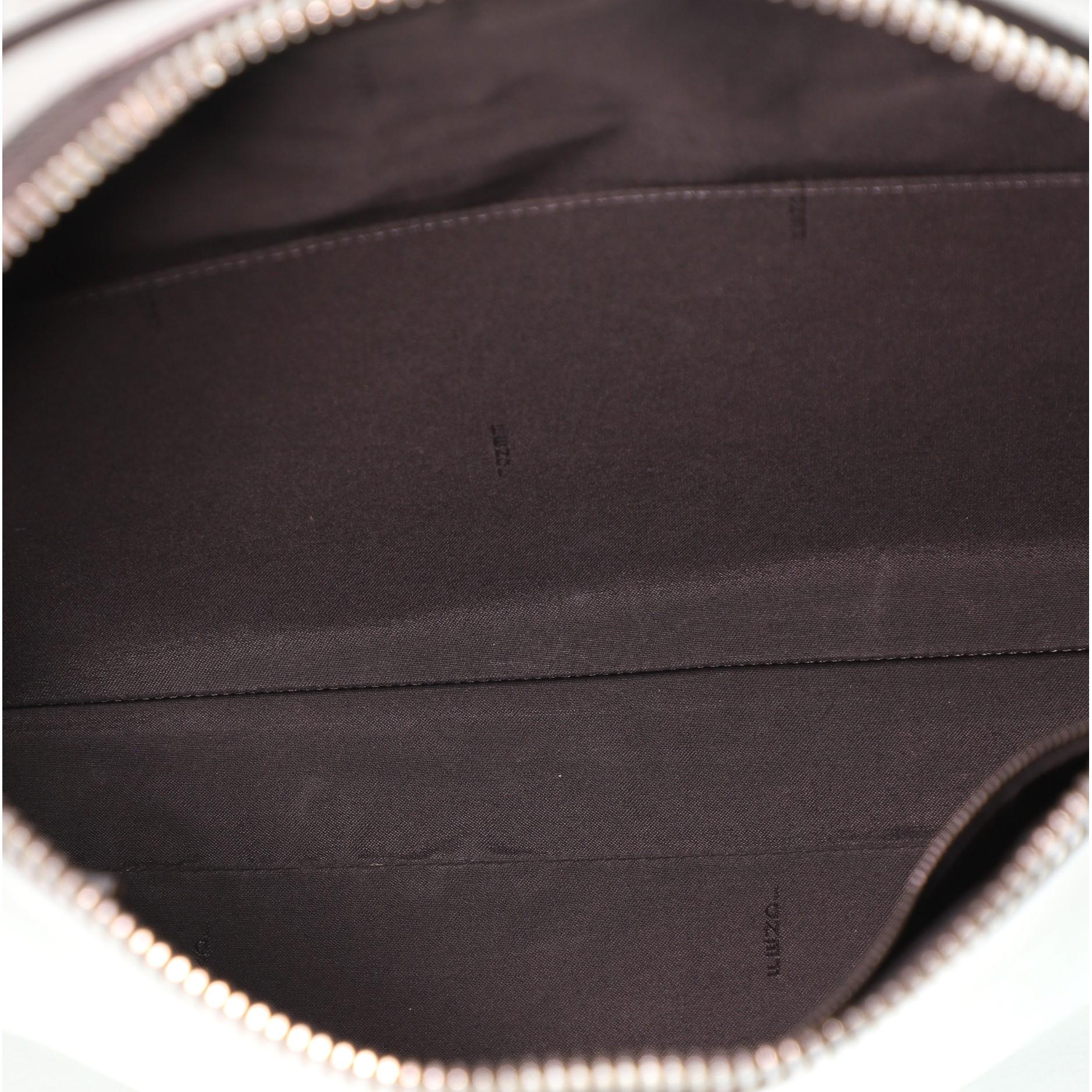 Gray Fendi Lui Messenger Bag Leather Large