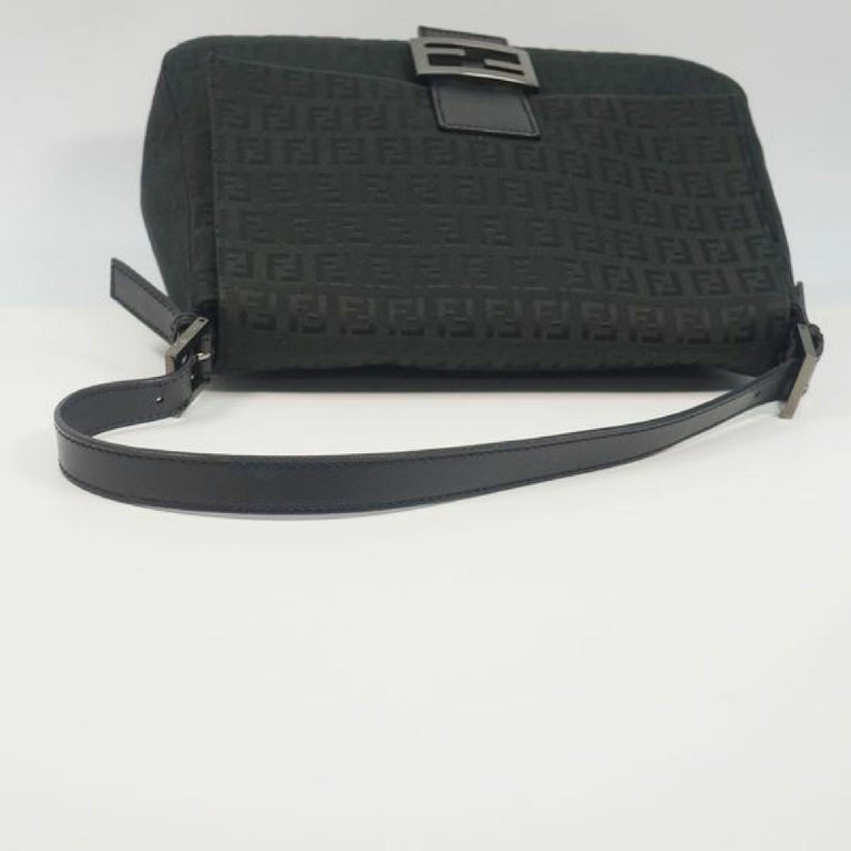 FENDI ma MMa bucket Zucchino Womens handbag black For Sale at 1stDibs