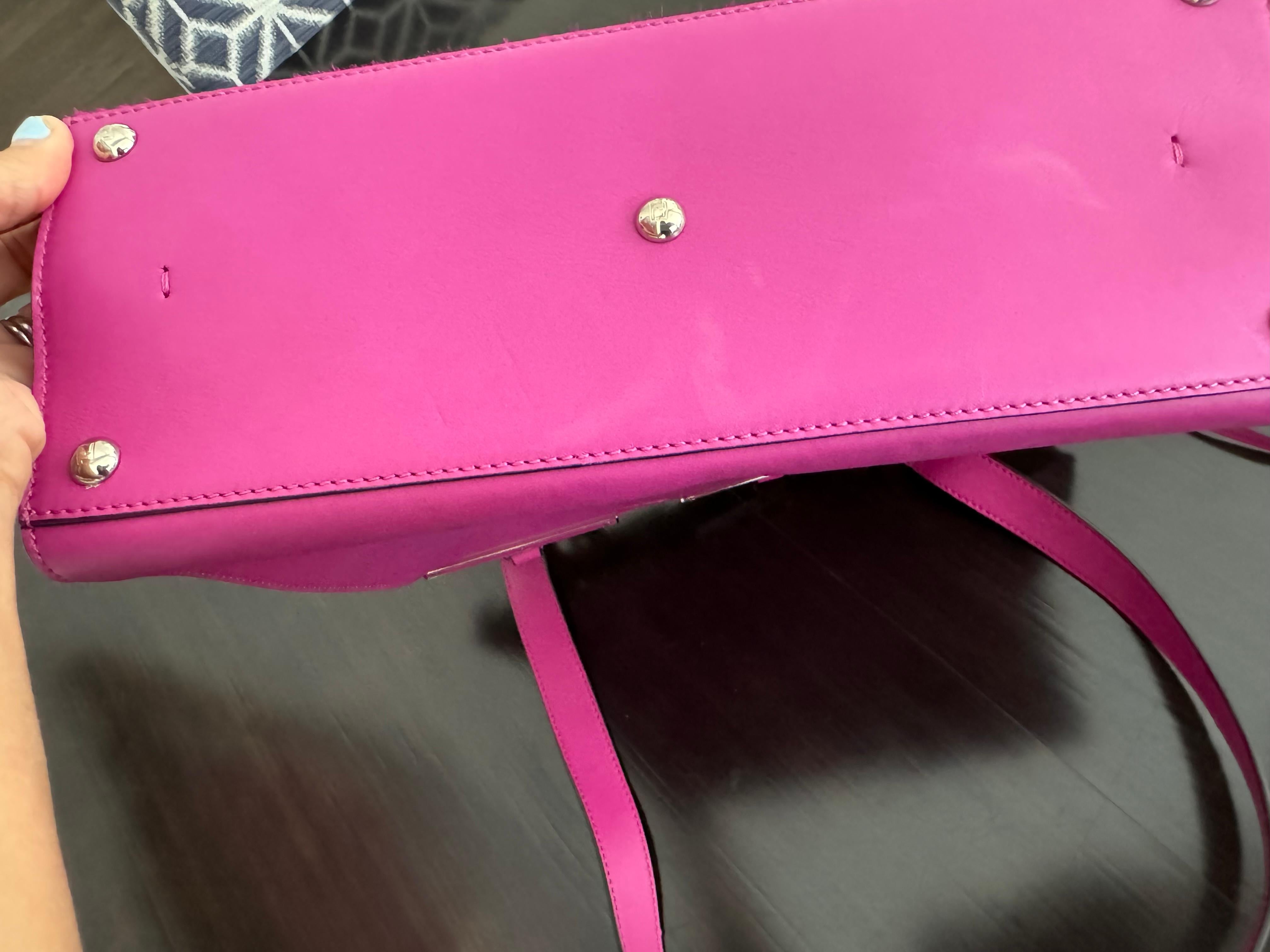 Fendi Magenta Calf 3Jours Handbag- NEW Never Carried 10