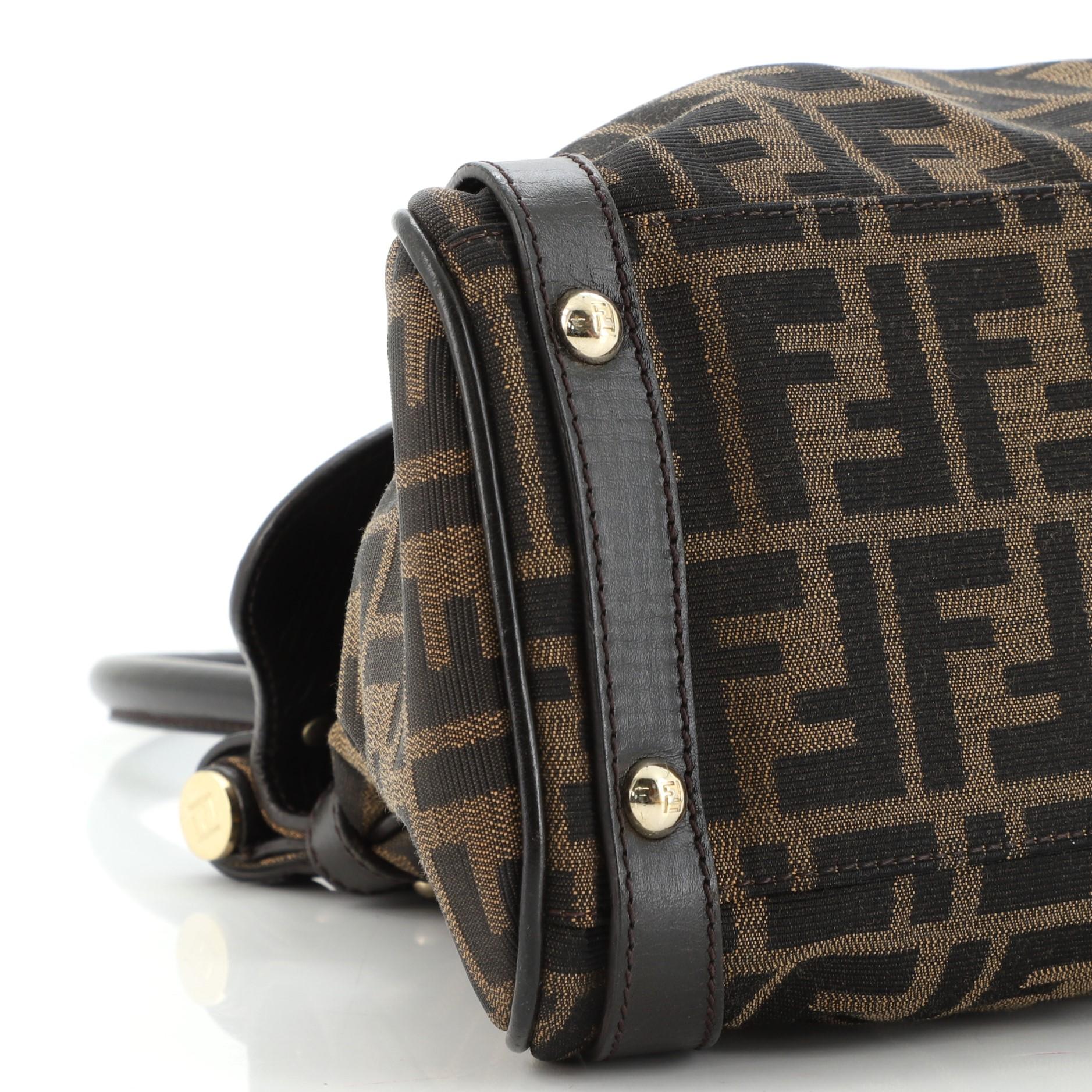 Borsa magica Fendi in tela Zucca Media 1